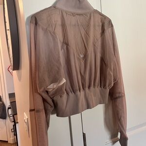 Alo Sheer Brown Jacket